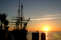 Sailing Ship at Sunrise