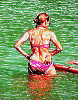 Woman in Wading
